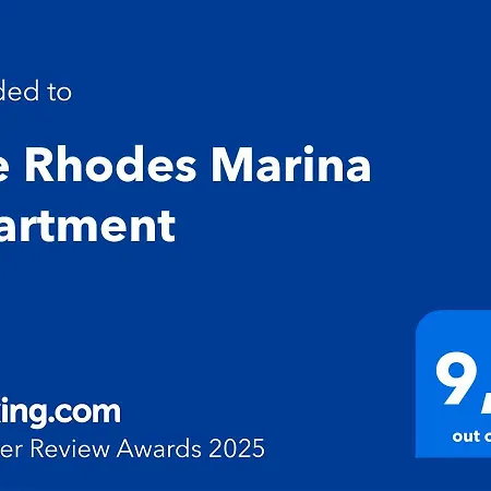 The Rhodes Marina Apartment Rhodes City Dış mekan fotoğraf
